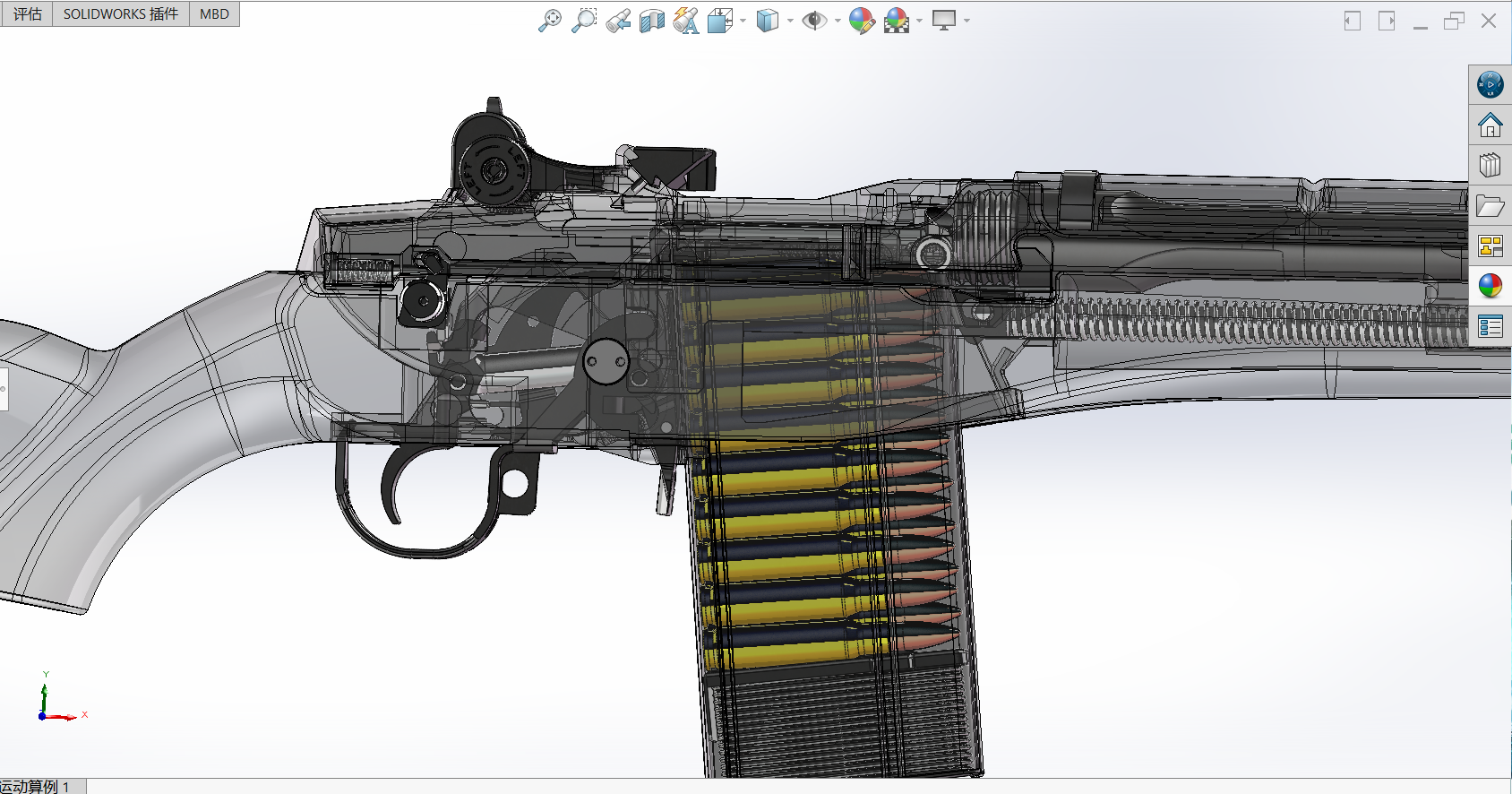 M1a soco M16半自动步枪模型