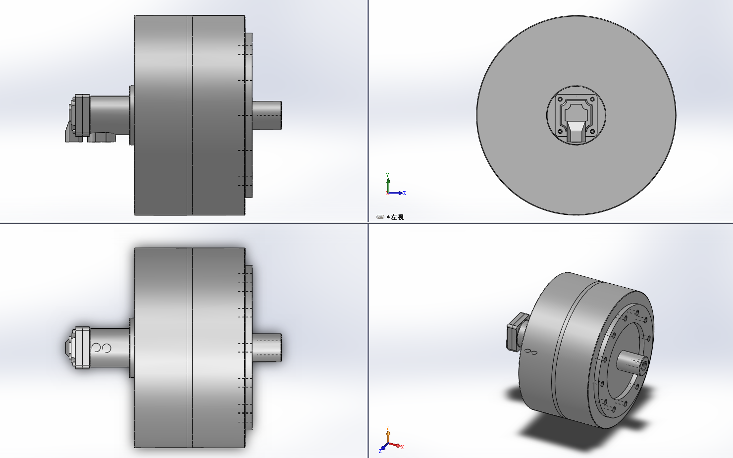 4款RA-B中实双活塞型回转气缸