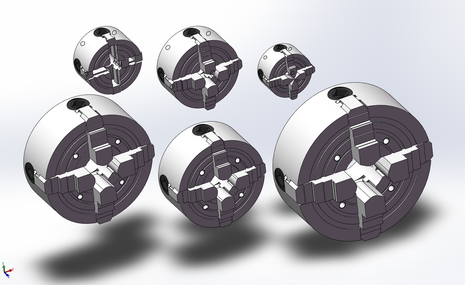 6款DJ-15008 K72-四爪单动卡盘