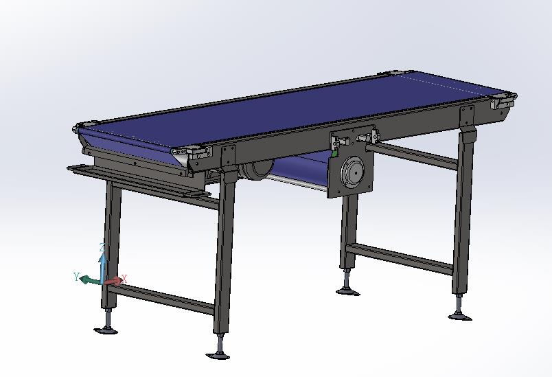 自清洁食品级-中间驱动-皮带输送机