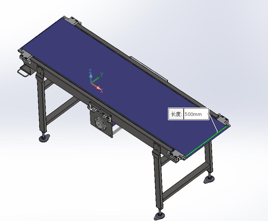 自清洁食品级-中间驱动-皮带输送机