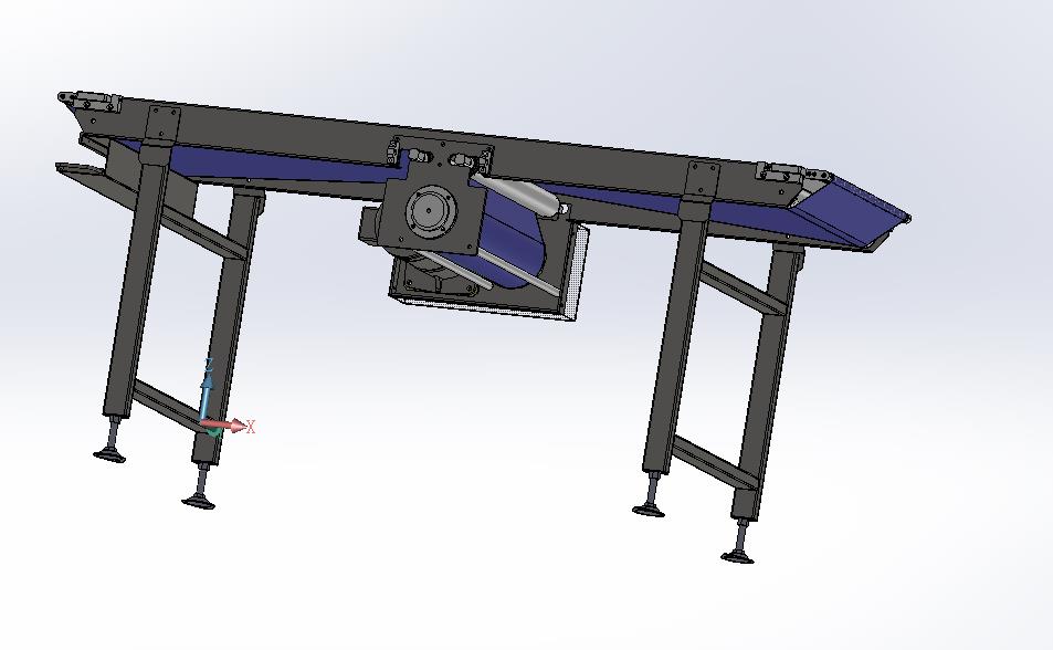 自清洁食品级-中间驱动-皮带输送机