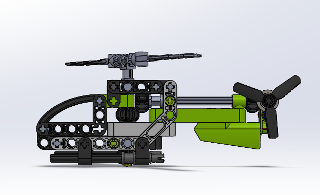 乐高直升机模型