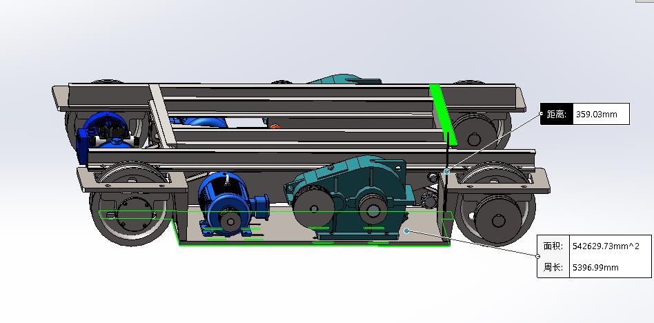 油压剪叉式升降-双边驱动轨道移动车