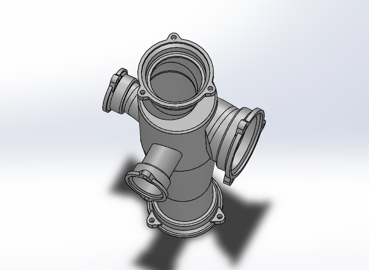 B型接口GB型加强型旋流器直角五通