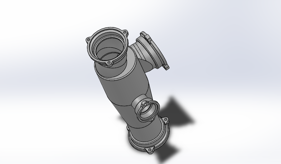 B型接口GB型加强型旋流器直角五通(同层排水专用)