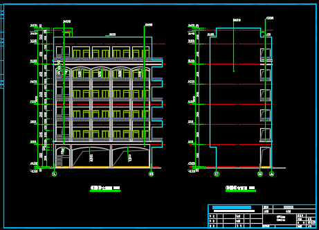 汕尾某学校6层宿舍楼建筑设计施工图_t3