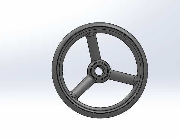 4款JB/T 7273.5-2014圆轮缘手轮B型