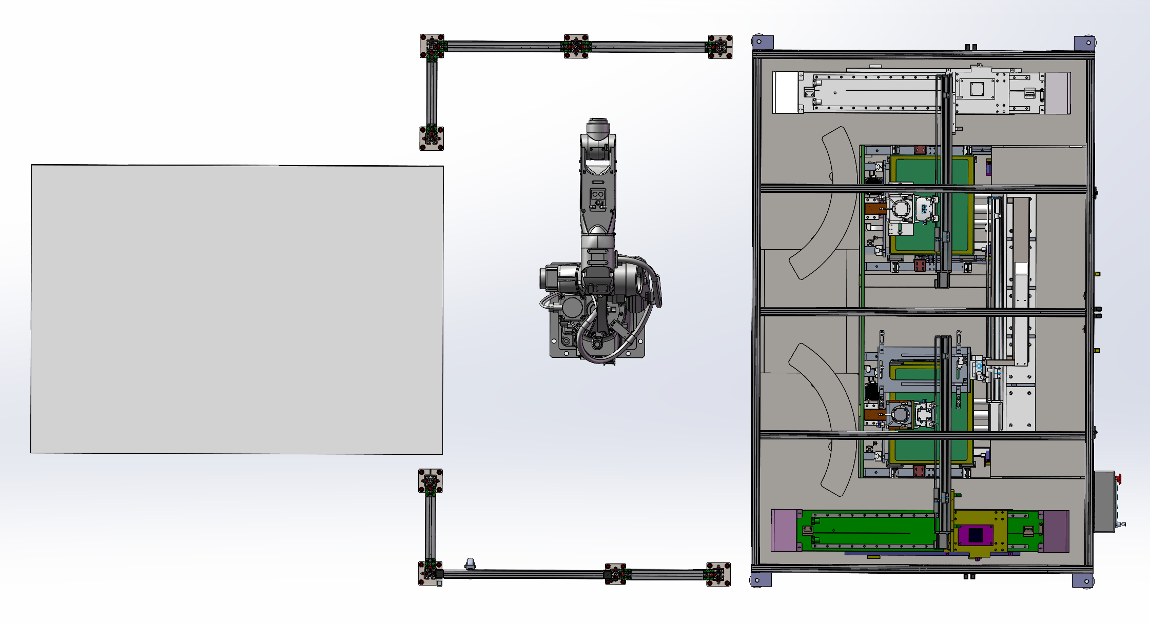 3C产品自动化喷砂上下料
