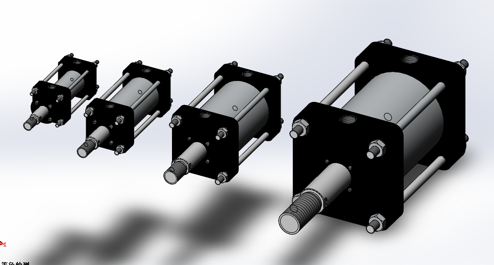 4款QGAb系列粗活塞杆气缸
