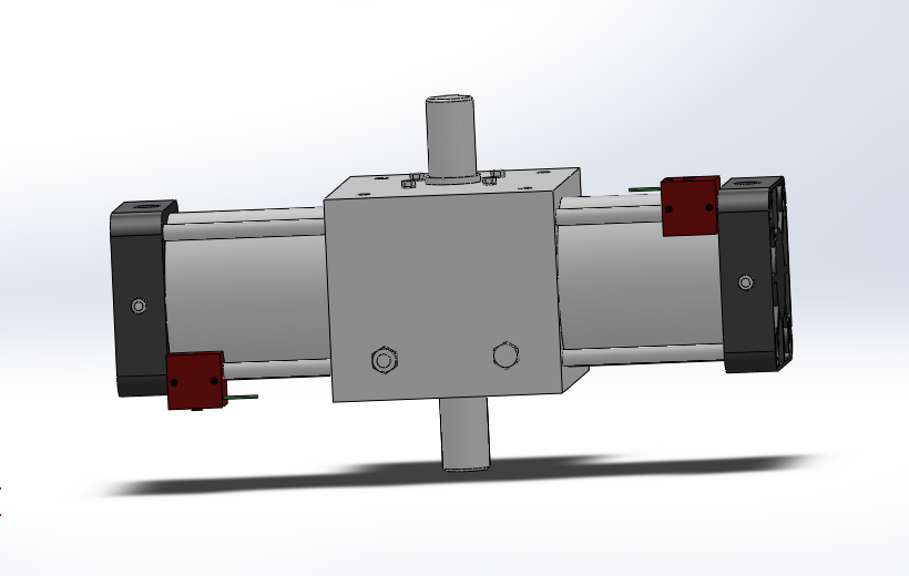 4款QGK-1型中型齿轮齿条摆动气缸