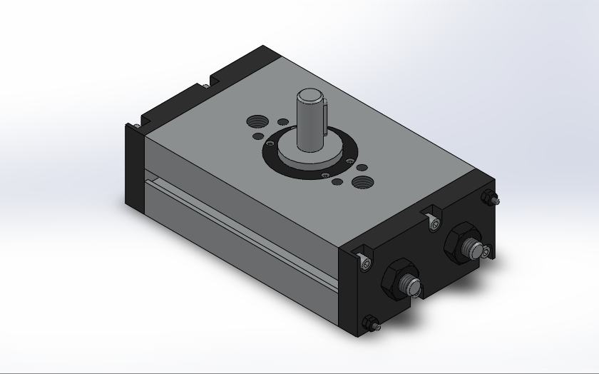 7款QGK-2型小型齿轮齿条摆动气缸