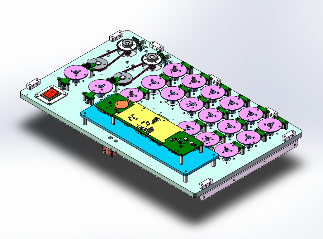 步进电机散热风扇控制电路板测试台