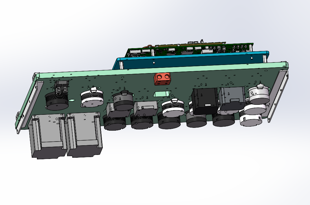 步进电机散热风扇控制电路板测试台