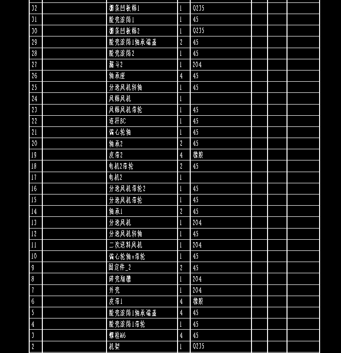 双滚筒气力循环式花生脱壳机CAD--1449877--1500