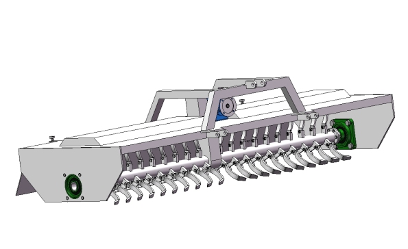 旋耕机Solidworks三维图一套