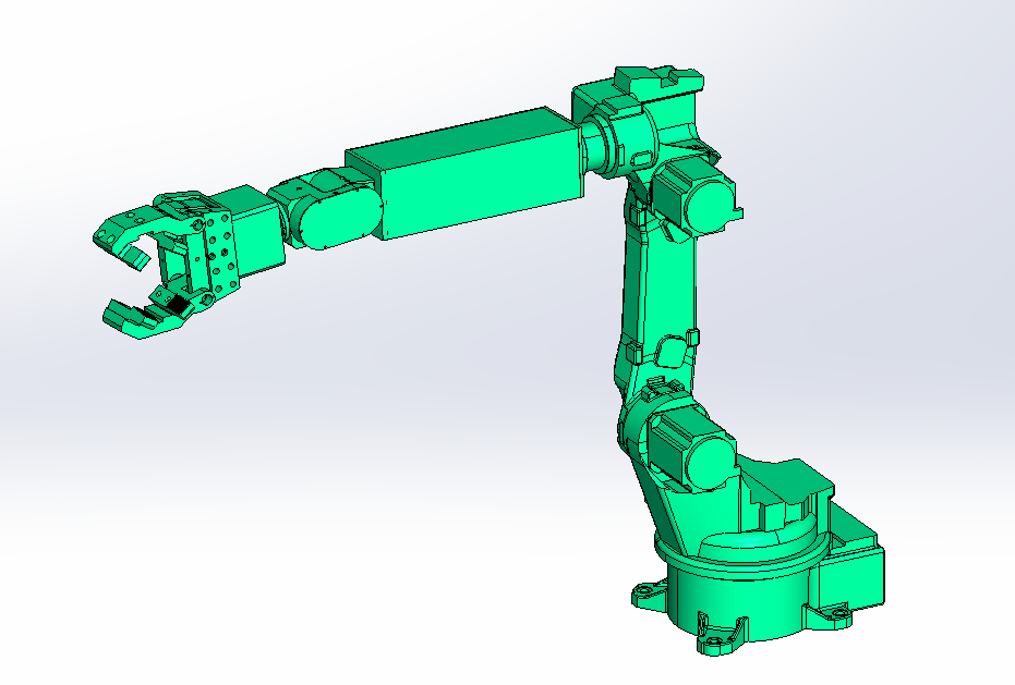 焊接多功能机械手设计SW三维图