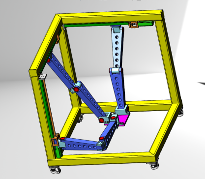 三自由度并联机器人的结构设计与运动学分析【SOLIDWORKS】
