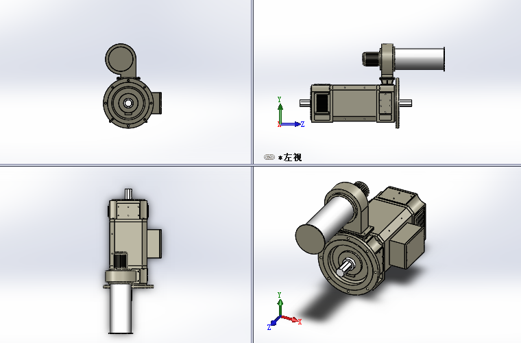 Z4-180-Z4-315直流电动机(卧式、机座带地脚、端盖带凸缘)
