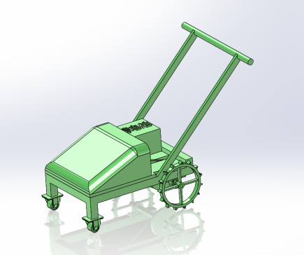 手推割草机（sw+cad+方案）
