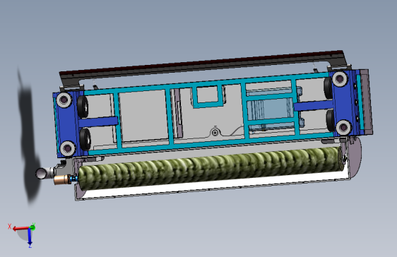 光伏清洁机器人设计（三维Solidworks2012模型可编辑含参数）