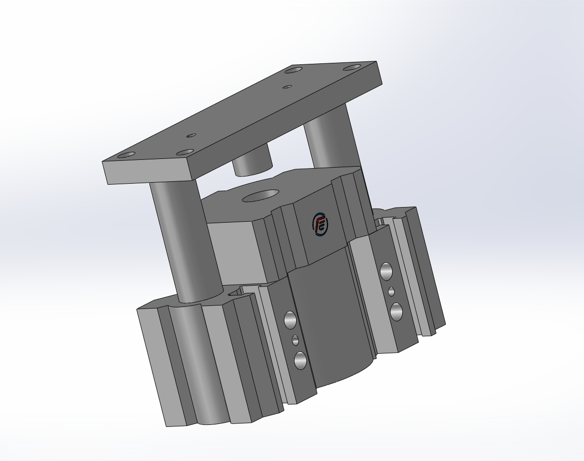7款MLGP(φ80~φ100)薄型带导杆锁紧气缸