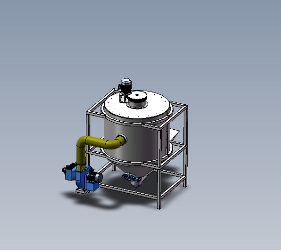 小型谷物烘干机设计(sw+cad+说明书)