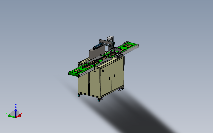 自动流水作业设备3D模型