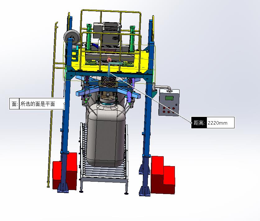 吨袋装袋机-自动夹紧-自动提升-自动拉绳