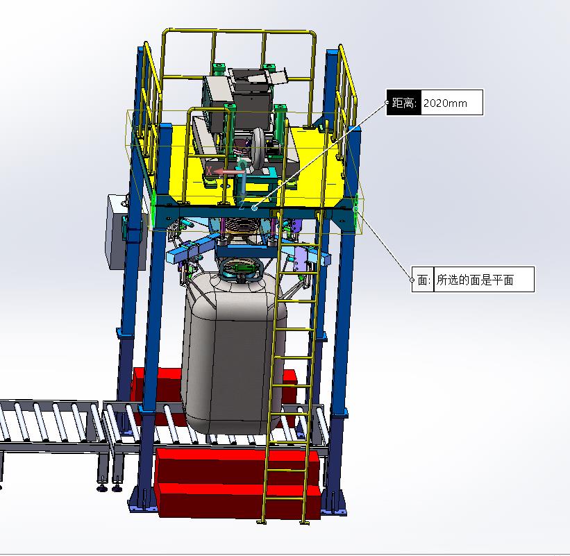 吨袋装袋机-自动夹紧-自动提升-自动拉绳