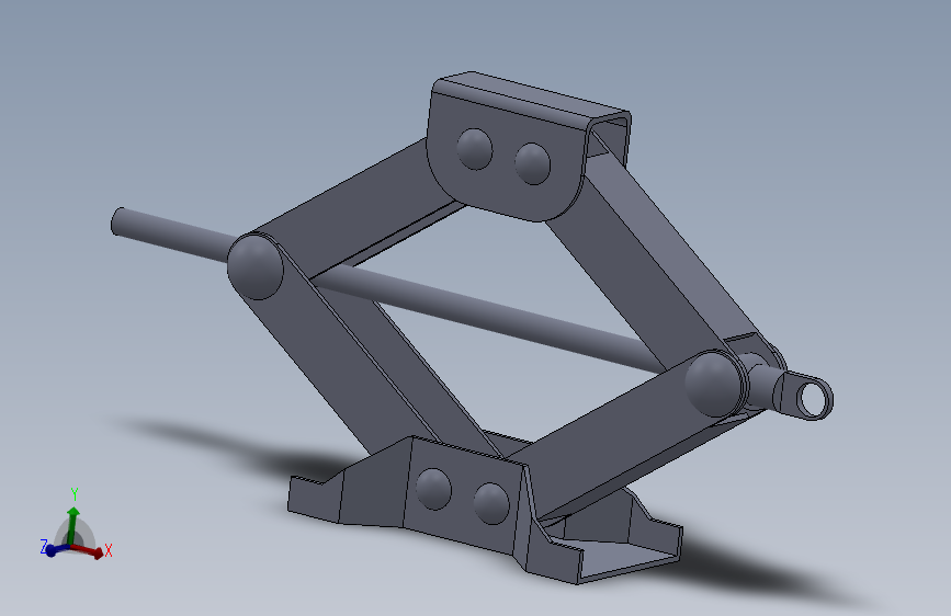 车辆起重器 3D模型