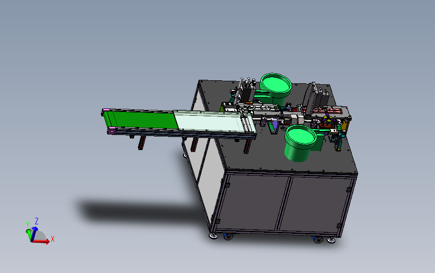 电池焊接设备 3D模型SolidWorks三维设计图