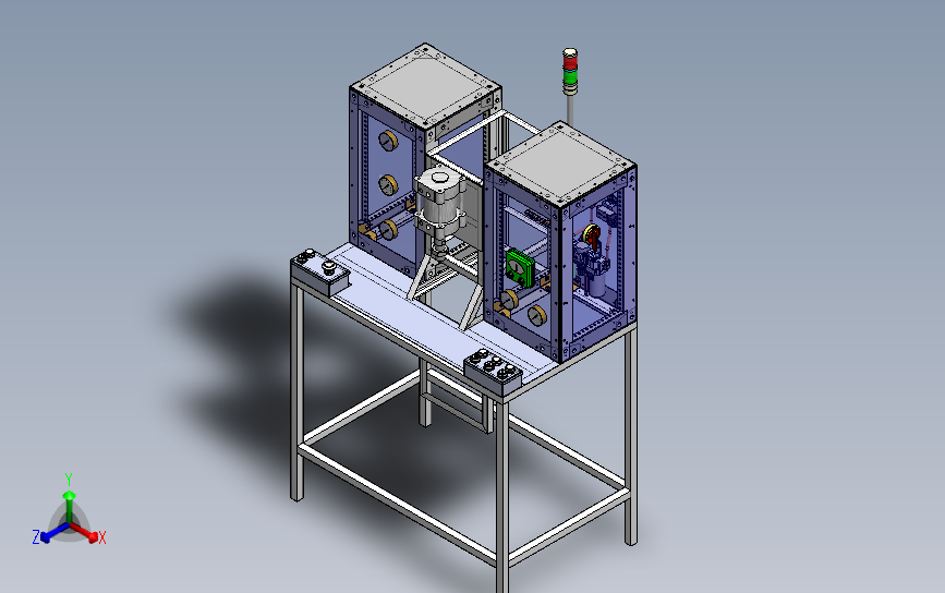 测试机器 3D模型（SolidWorks设计