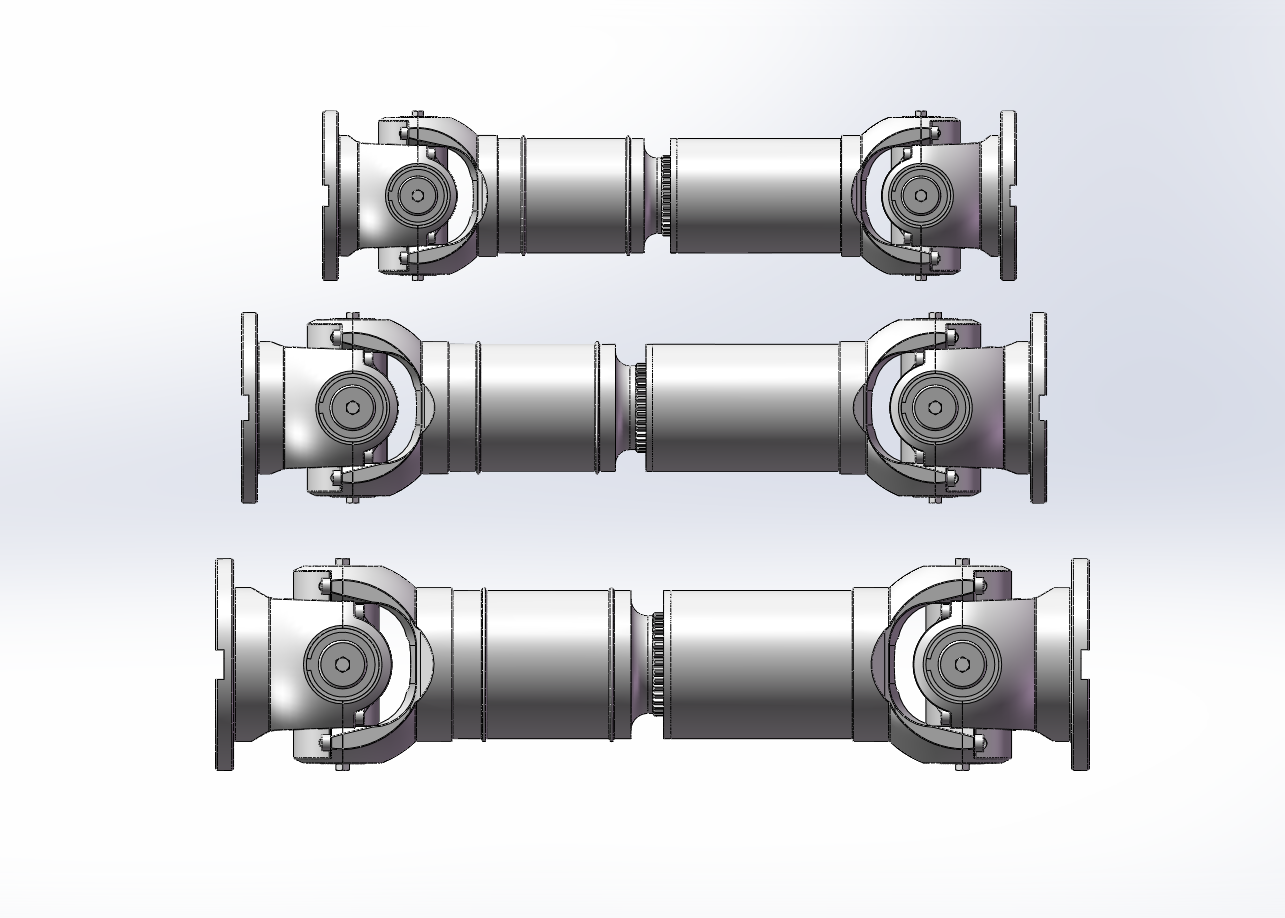 3款A型-有伸缩长型万向联轴器