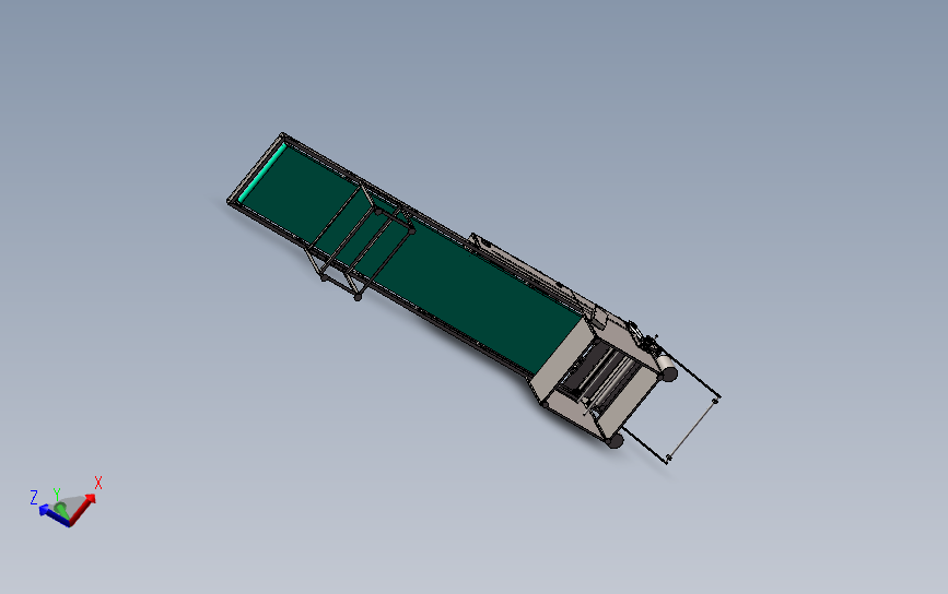 鞭炮纸分切机（切纸机）3D模型SolidWorks三维设计图