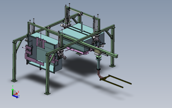 搬运机械手SW设计 3D模型SolidWorks三维设计图