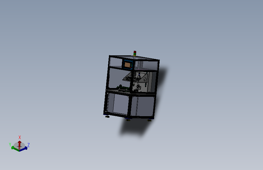 泵体螺丝拧紧机 3D模型SolidWorks三维设计图