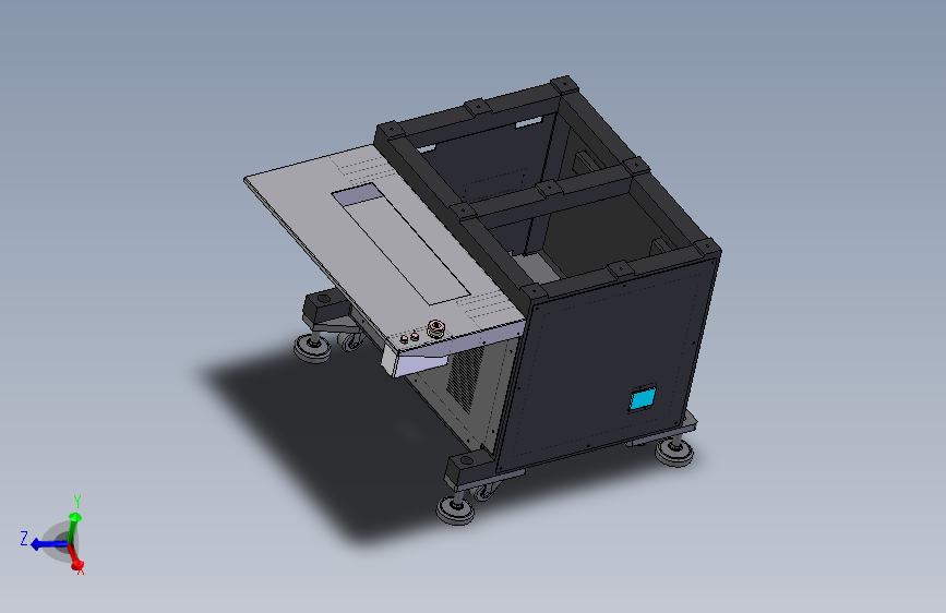 八轴全自动绕线机 3D模型SolidWorks三维设计图