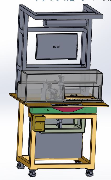 某生产工位3D模型