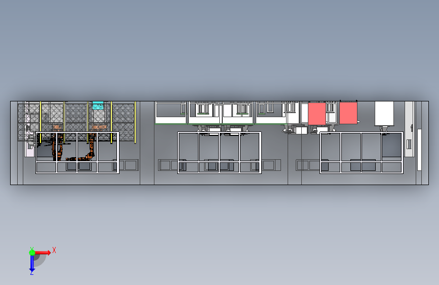 工业机器人仿真实训室模型MF