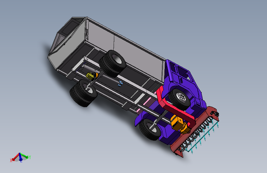 破冰扫雪车模型MF