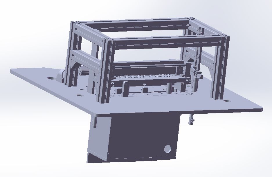 工装操作台3D模型