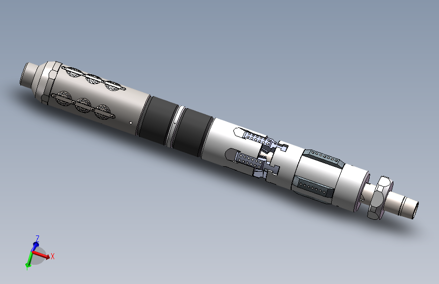 RTTS210封隔器模型及工程图MF
