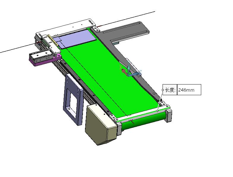 皮带输送机-PVC-PP-铝型材框架