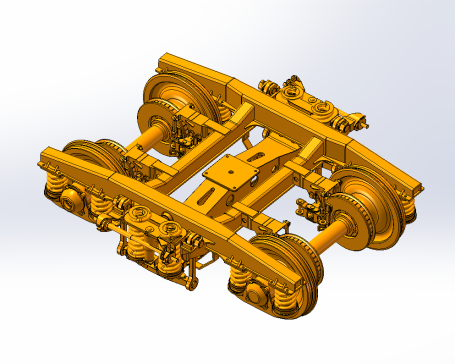 209P转向架 step+3D打印stl
