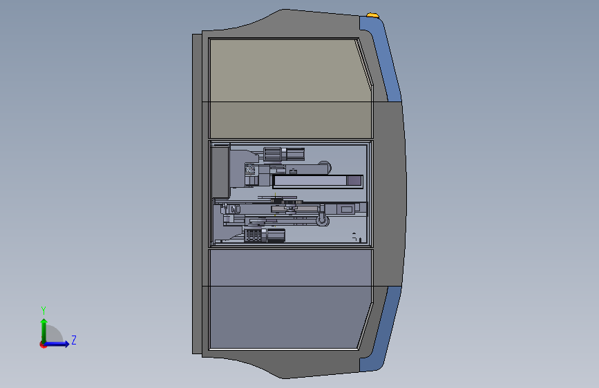 地铁闸机整机结构设计MF