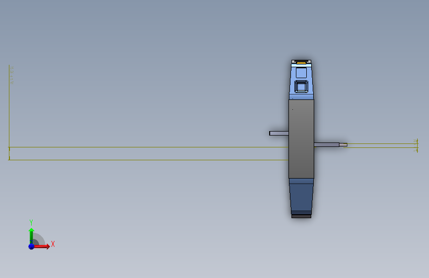 地铁闸机整机结构设计MF