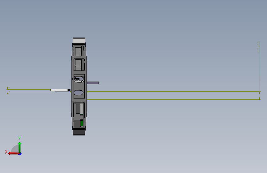 地铁闸机整机结构设计MF