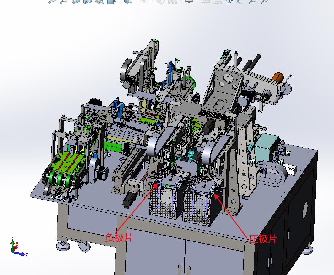 动力电池全自动叠片覆膜组装机-自动上料-自动缠绕-短路检测