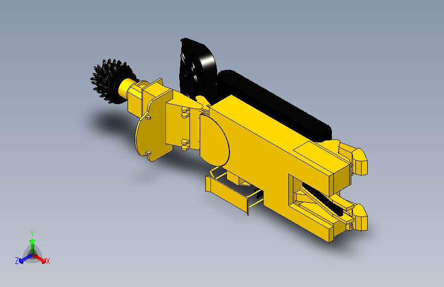 掘进机3D模型MF
